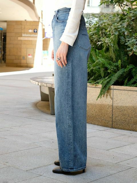 YANUK ヤヌーク デニムパンツ ルーズストレート JOAN 【全2色】 FVB