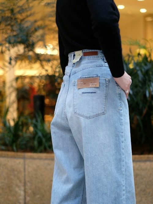 YANUK ヤヌーク デニムパンツ ルーズストレート JOAN 【全2色】 FVB