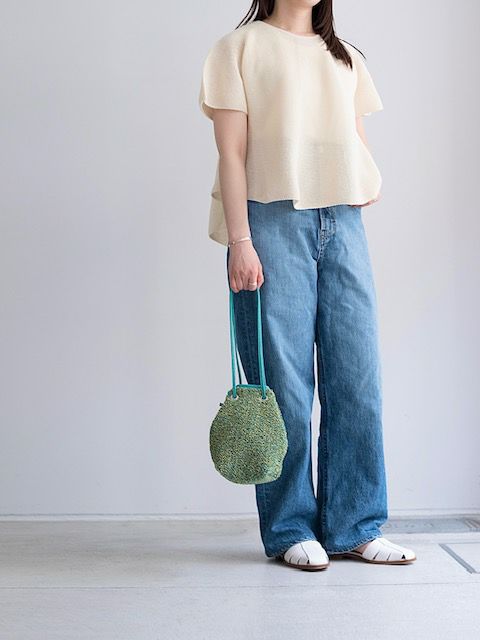 YANUK ヤヌーク デニムパンツ ルーズストレート JOAN SUB(BLUE) | ITAL