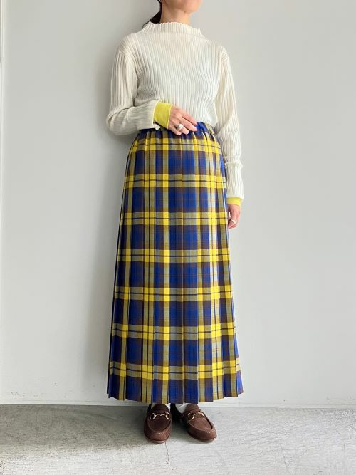 O'NEIL OF DUBLINオニール オブ ダブリン チェック柄ラップスカート