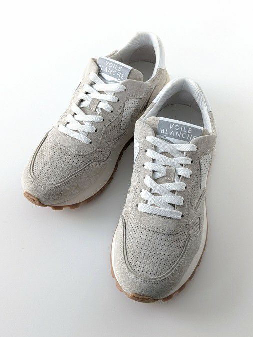 Voile Blancheボイルブランシェ レザースニーカー STORM WHITE | ITAL