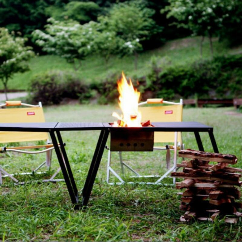 auvil/オーヴィル ガーデンファミリーテーブル 折れ脚アイアンテーブル