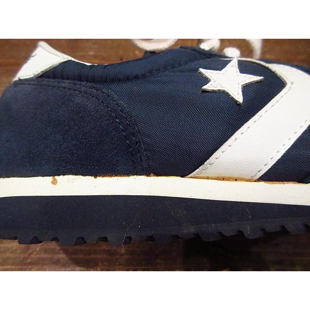ビンテージ80's☆DEADSTOCK CONVERSE ROAD STAR紺×白size4☆200130n1-w