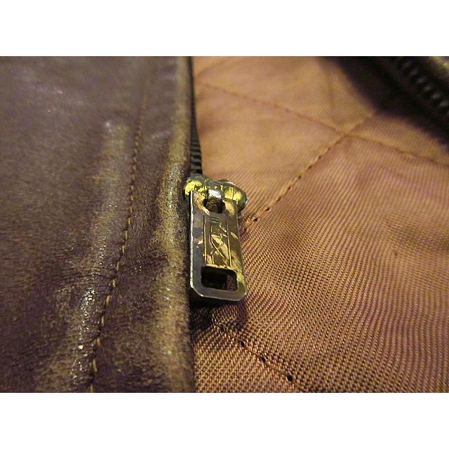 ビンテージ40's50's☆Sportcladホースハイドスポーツジャケット赤茶