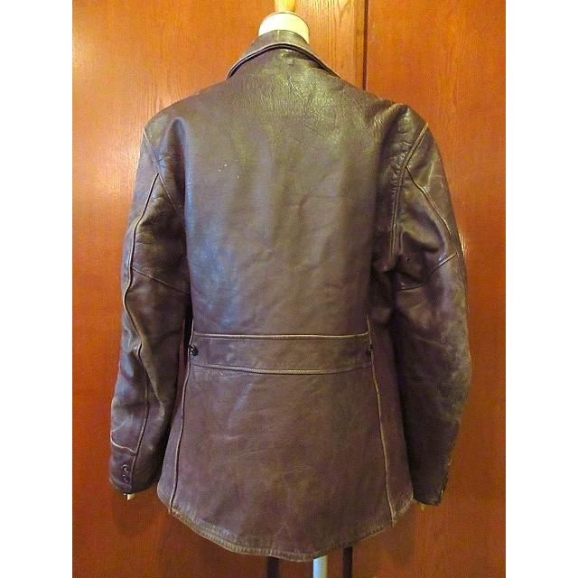 ビンテージ40's50's☆Sportcladホースハイドスポーツジャケット赤茶