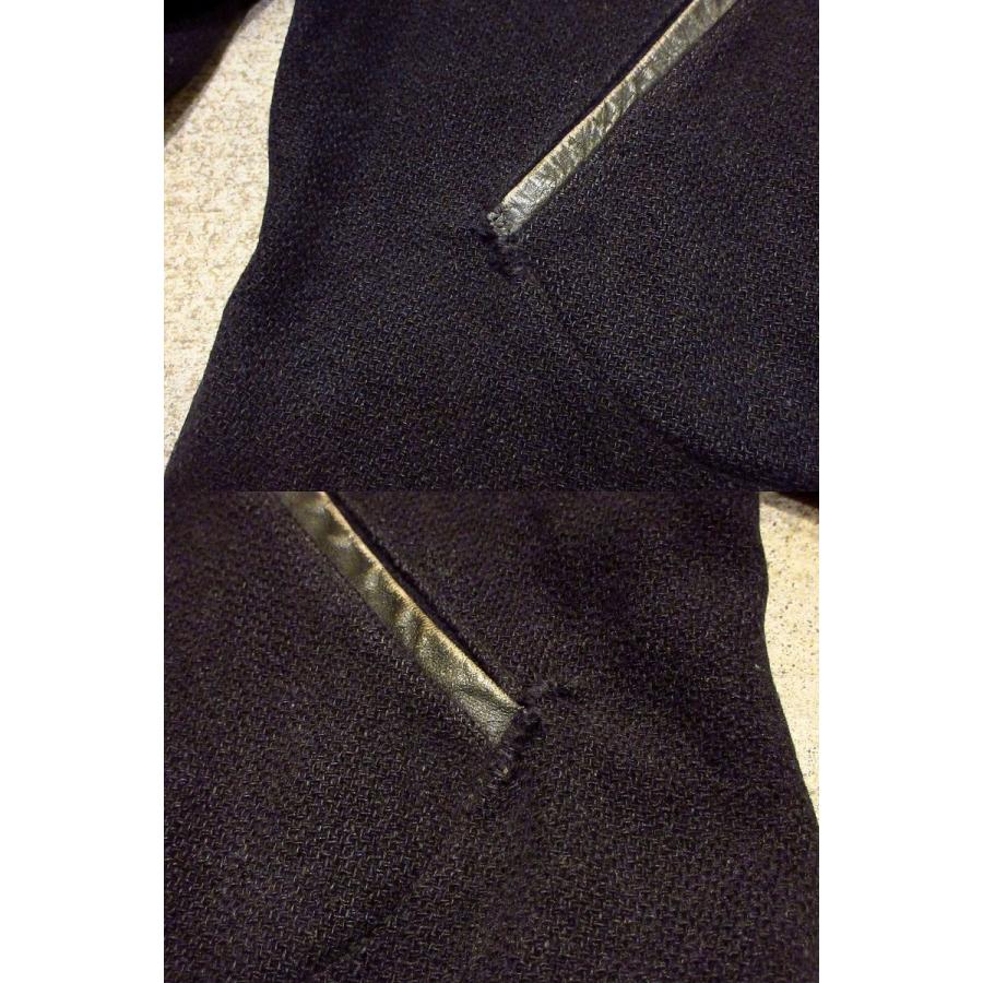 ビンテージ30's○MONTGOMERY WARD ウールスポーツジャケット黒