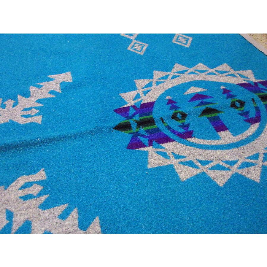 ビンテージ○PENDLETON Beaver Stateネイティブ柄ウールブランケット約