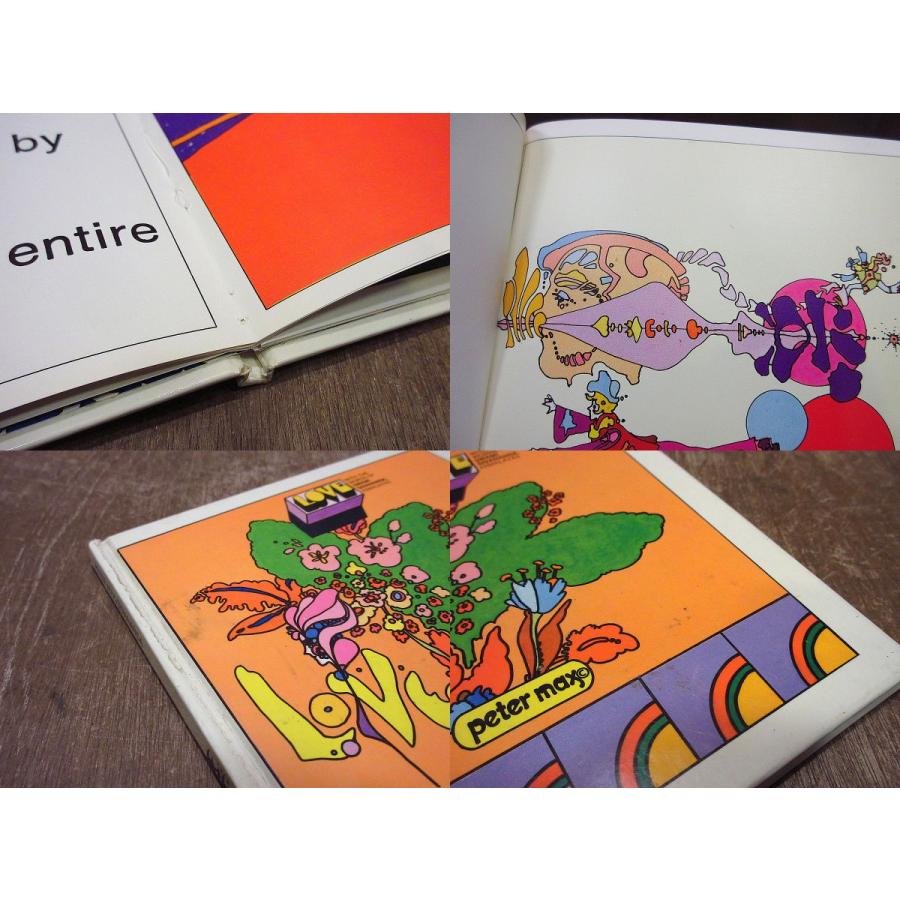 ビンテージ70's○Peter Max「LOVE」絵本○240603i5-otclctピーター