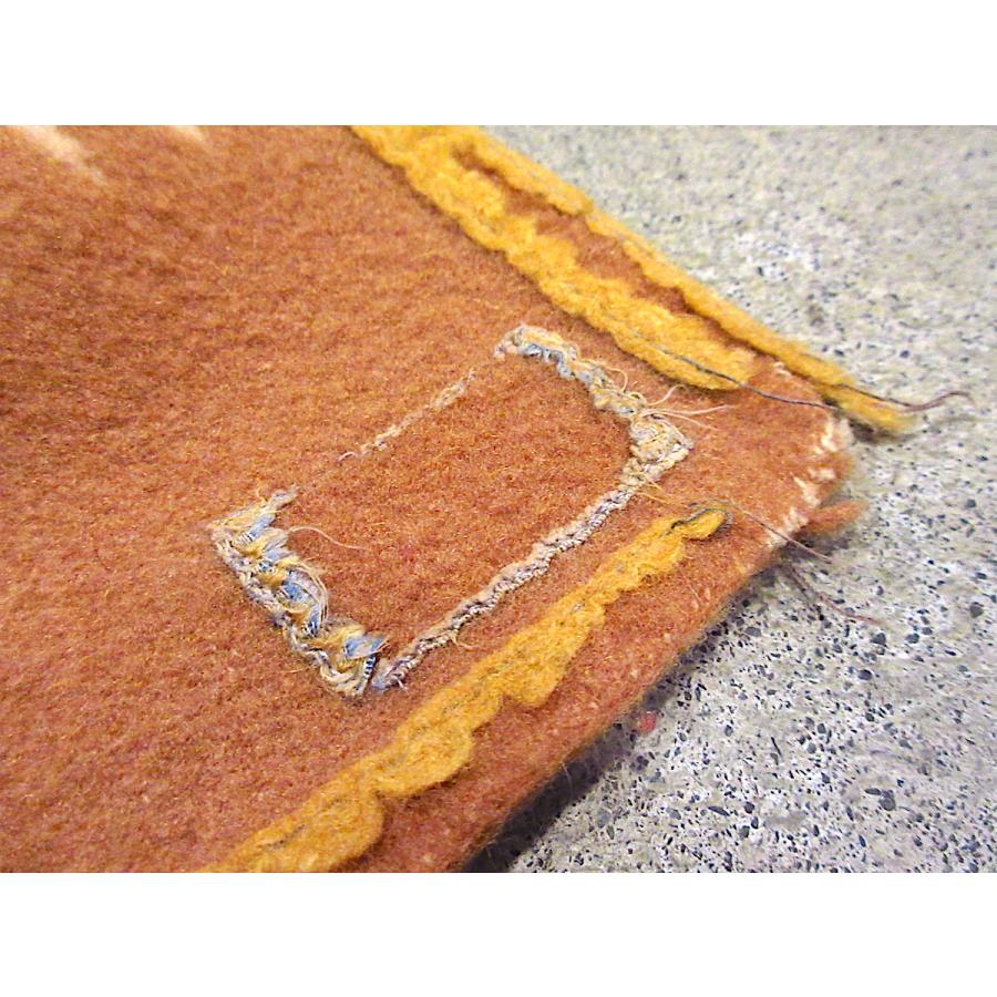 ビンテージ20's30's○PENDLETONネイティブ柄ウールブランケット約186cm