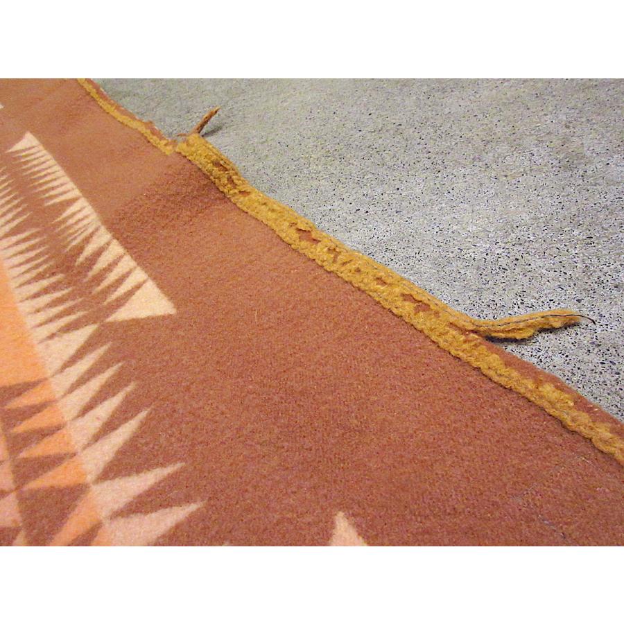 ビンテージ20's30's○PENDLETONネイティブ柄ウールブランケット約186cm