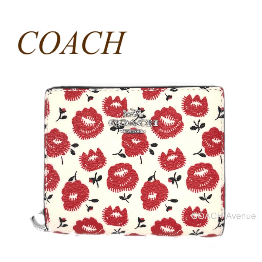 COACH（コーチ） 花柄 COACH CBO76 スナップ ウォレット フローラル