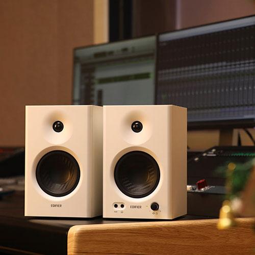 Edifier モニタースピーカー 42W/TRSバランス入力 ホワイト ED-MR4-WH