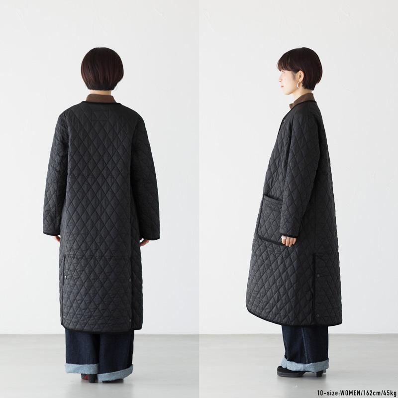 Barbour（バブアー） レディース ラウンドカラー キルティング ロング