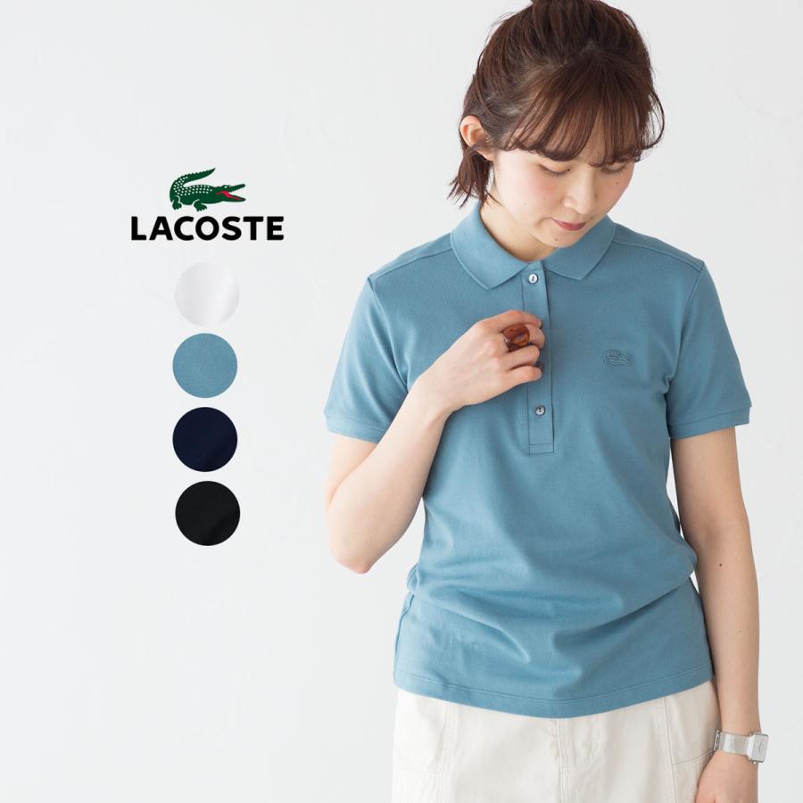 LACOSTE（ラコステ） レディース ストレッチ コットン ピケ ポロシャツ