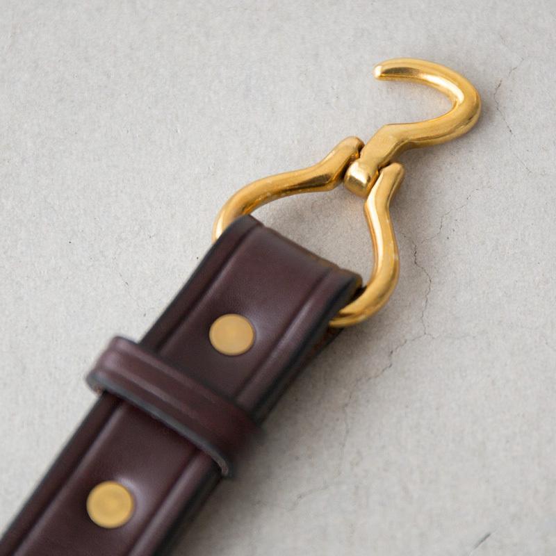 TORY LEATHER（トリーレザー） ミニ フックバックル ベルト 細め 1