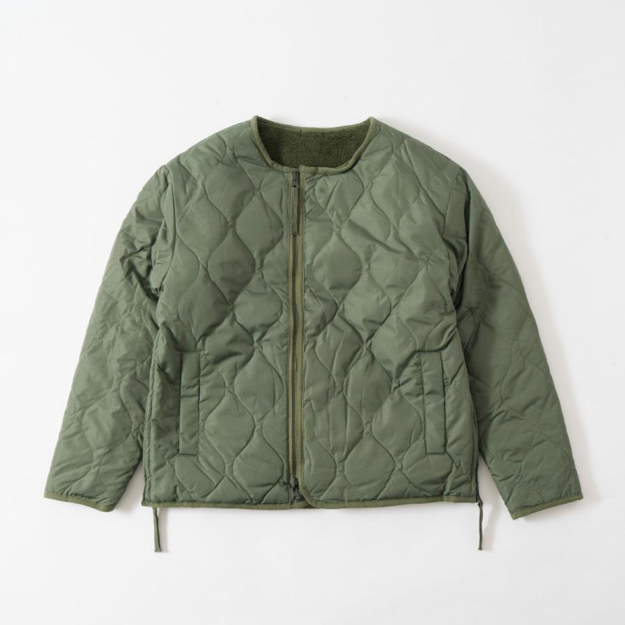 TAION（タイオン） ミリタリー リバーシブル クルーネック ダウン