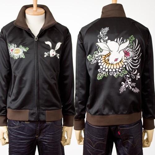 30%OFF】S ちきりや スカジャージー『菊兎』 和柄 チキリヤ CHIKIRIYA