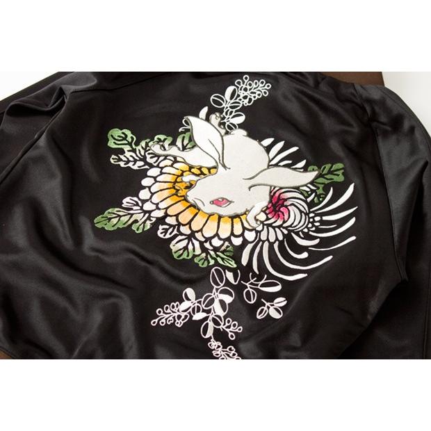 30%OFF】S ちきりや スカジャージー『菊兎』 和柄 チキリヤ CHIKIRIYA