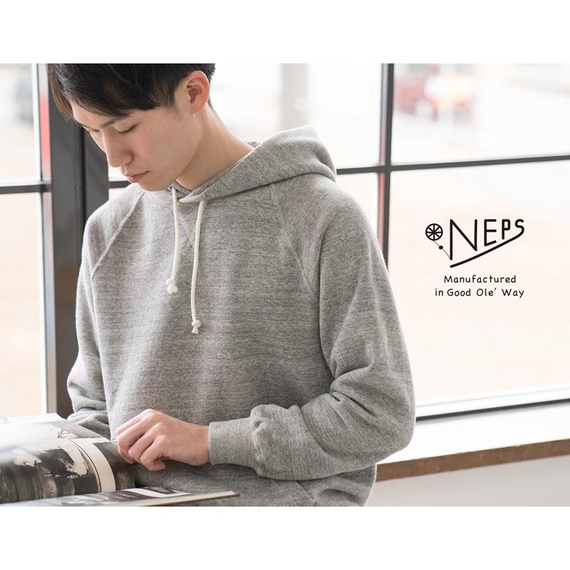 NEPS ネップス 吊り編み スウェット パーカー 日本製 メンズ プル