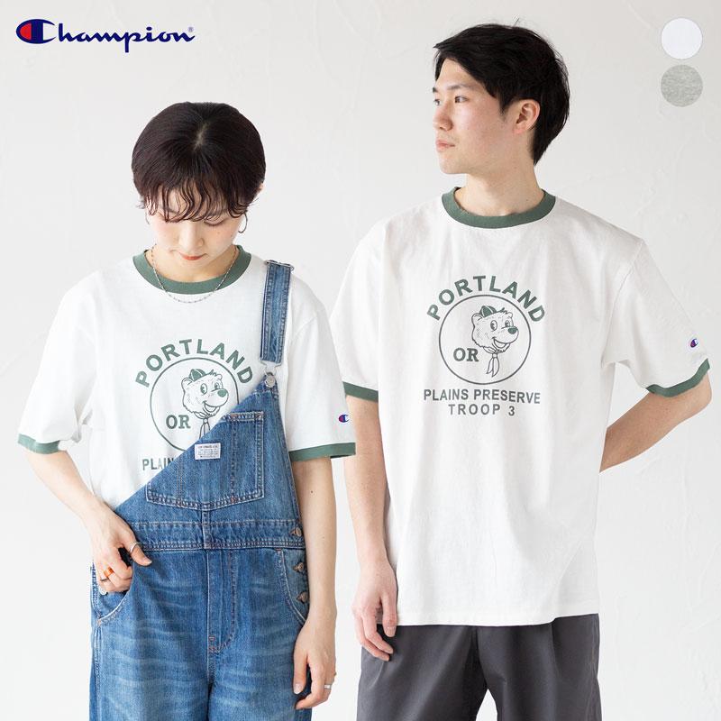 Champion（チャンピオン） リンガー Tシャツ メンズ 半袖 ショート