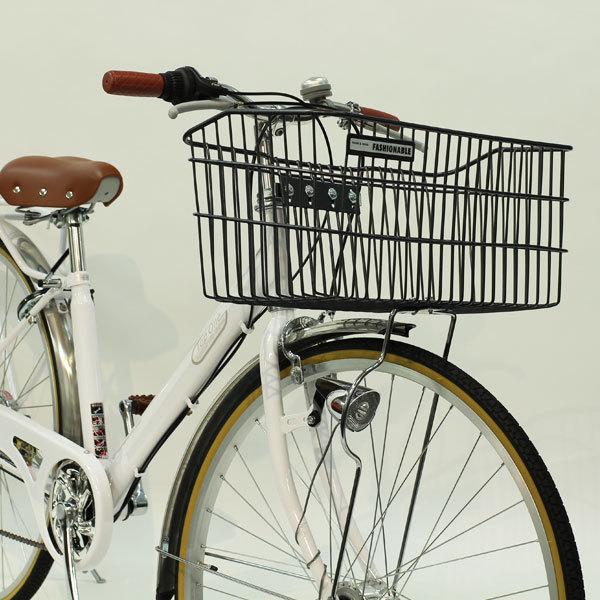 D-54PC デカいんです！デかーご 大型前カゴ でかーご ブラック