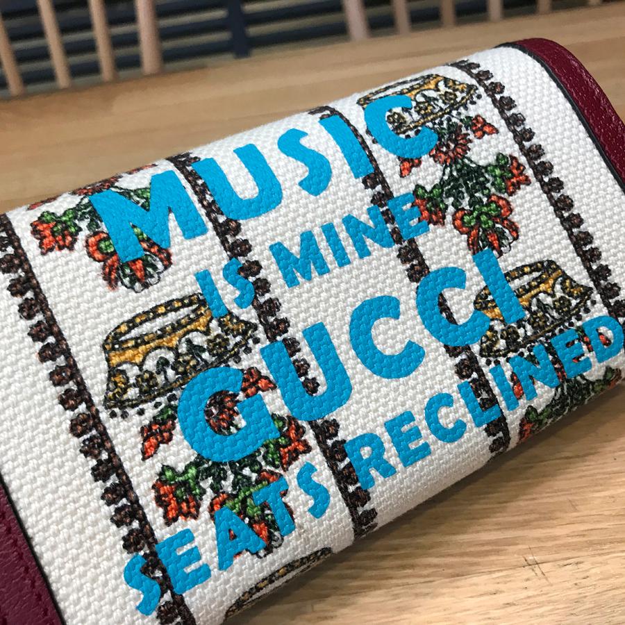 GUCCI（グッチ） 【新品同様】グッチ 100周年記念 チェーンウォレット