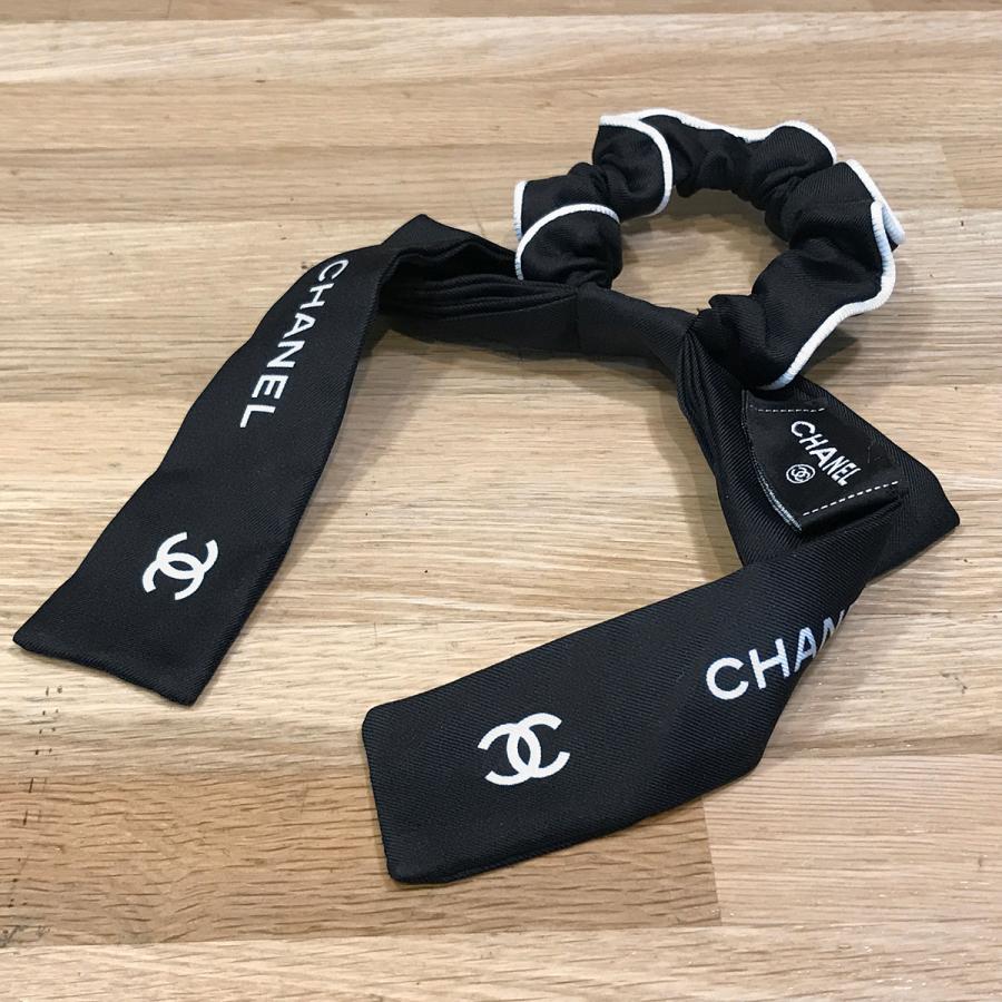 CHANEL（シャネル） 【超美品】シャネル ココマーク シュシュ シルク