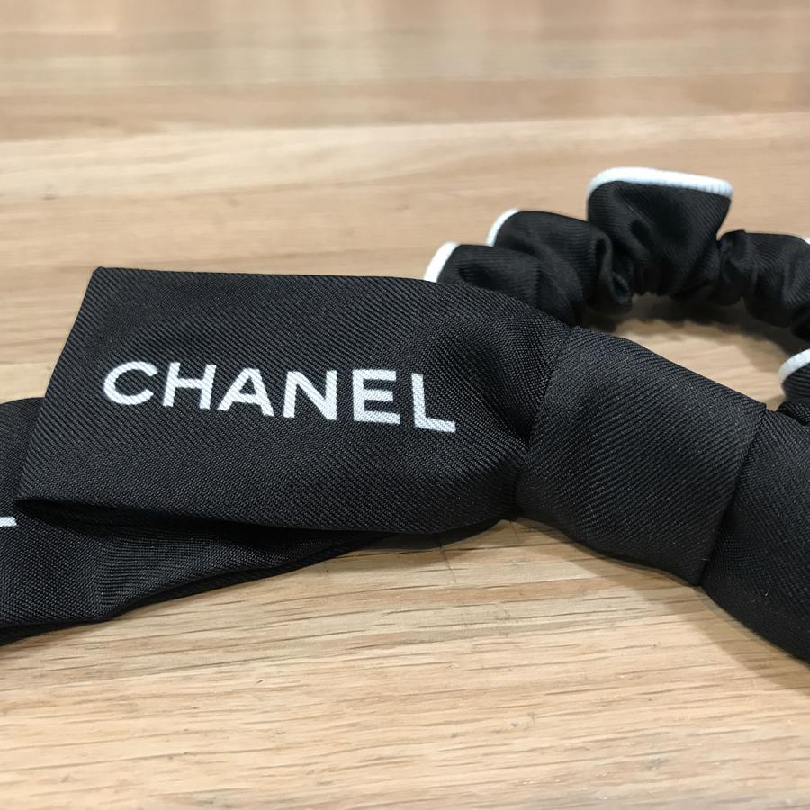 CHANEL（シャネル） 【超美品】シャネル ココマーク シュシュ シルク