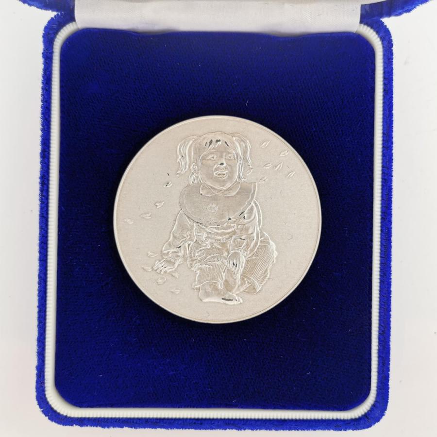 平成4年 桜の通り抜け記念 純銀メダル『天の川』 造幣局 1992年 記念