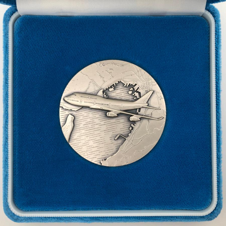 関西国際空港開港記念貨幣発行記念メダル（純銀製） 銀メダル 記念