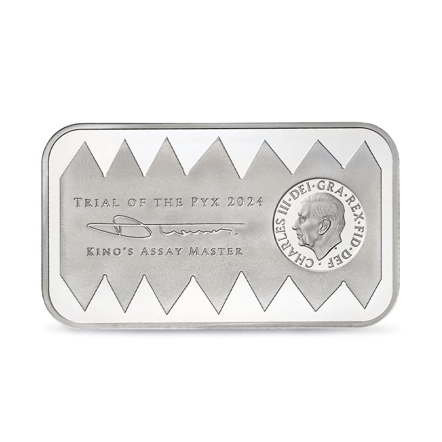 ☆即納追跡可☆2024 Trial of the Pyx 1オンス シルバーバー 未鑑定