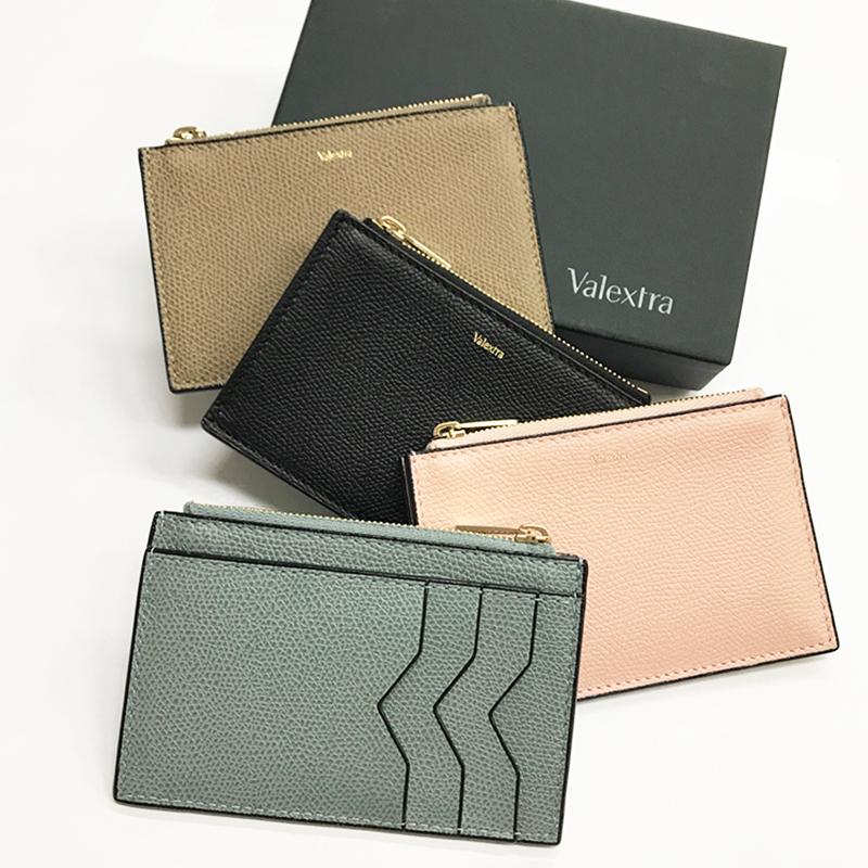 Valextra（ヴァレクストラ） ジッパー付き フラグメントケース 黒