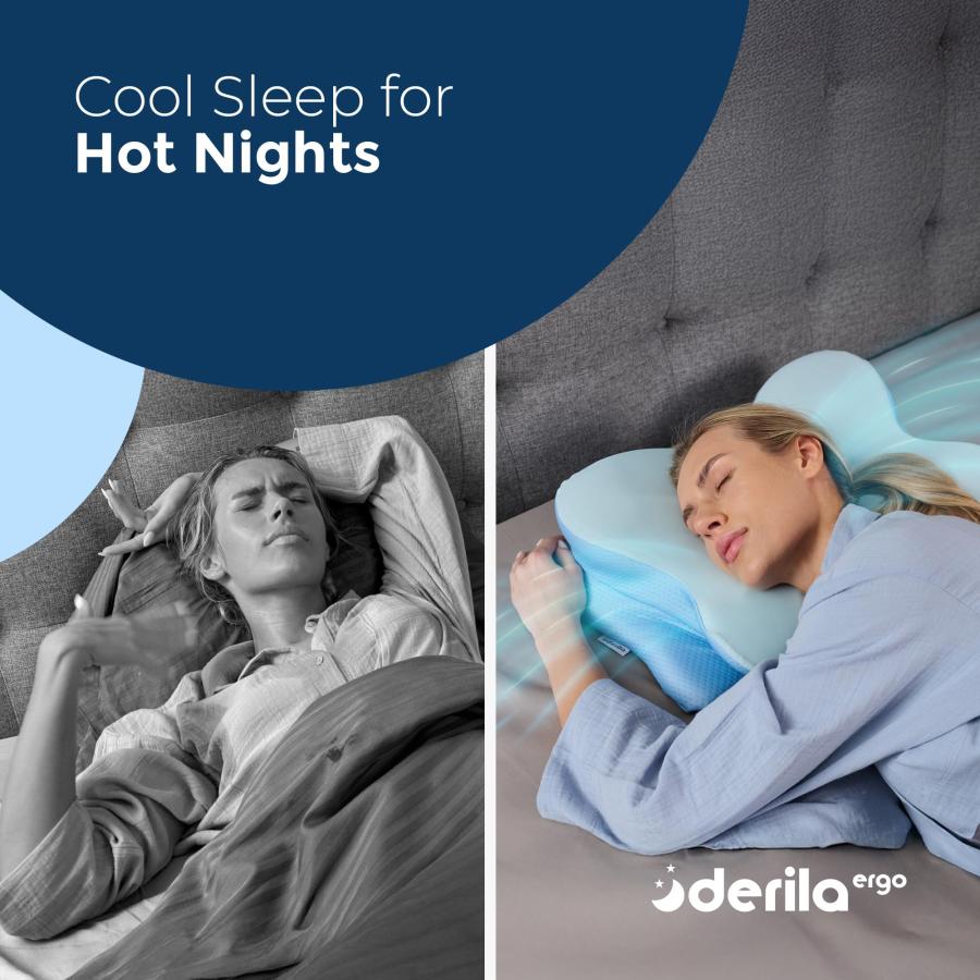 Derila Ergo デリラエルゴ 枕カバーのみ 冷却ピローケース 低反発枕