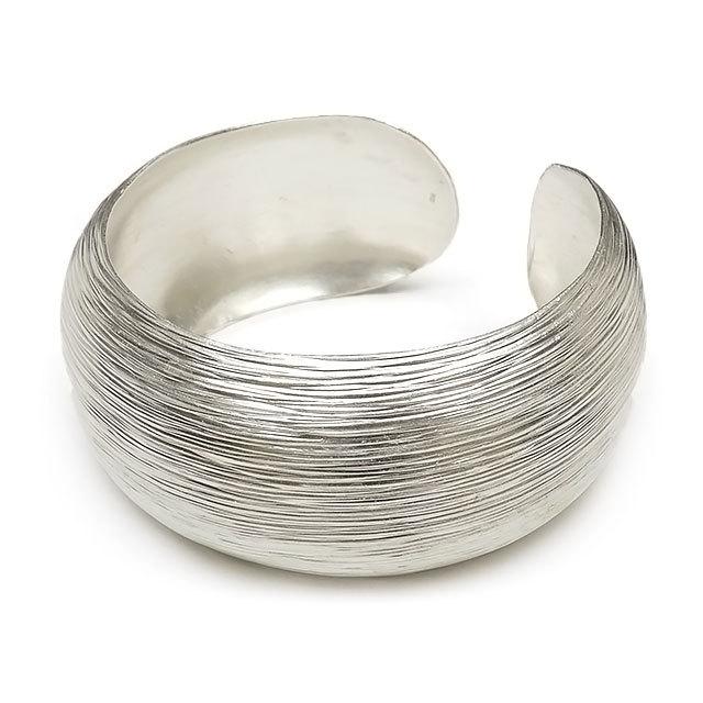 カレンシルバー 手作りデザインバングル No.124【1コ販売】 / SV