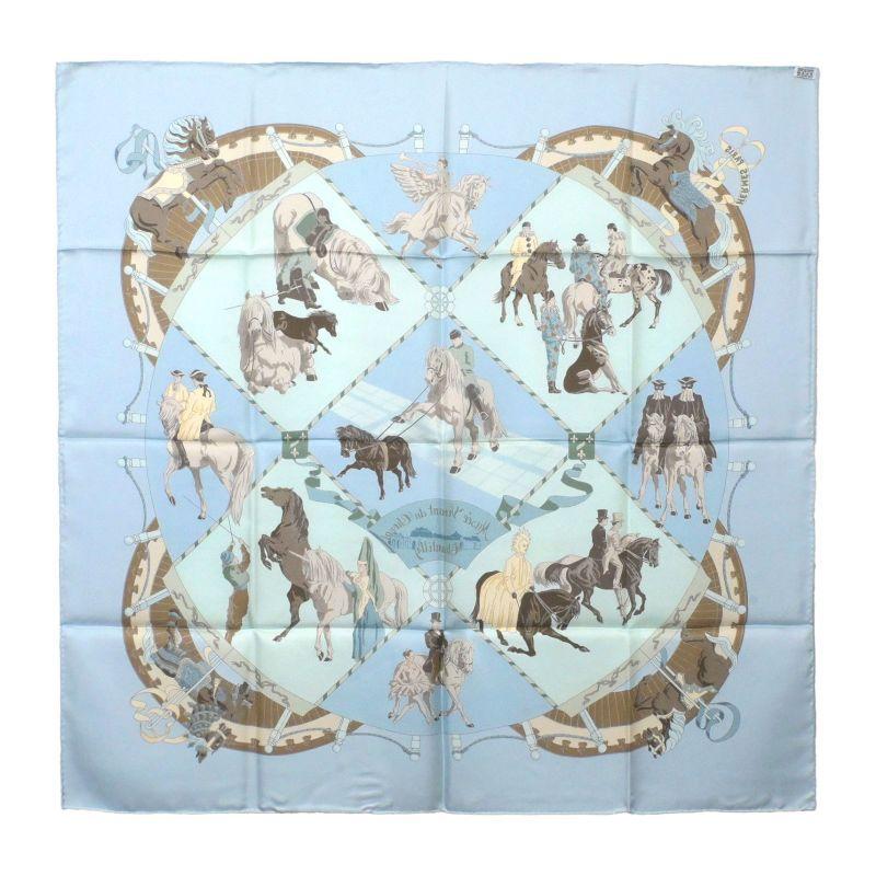 HERMES（エルメス） カレ90 シャンティイ城馬の博物館 Mus?e Vivant du