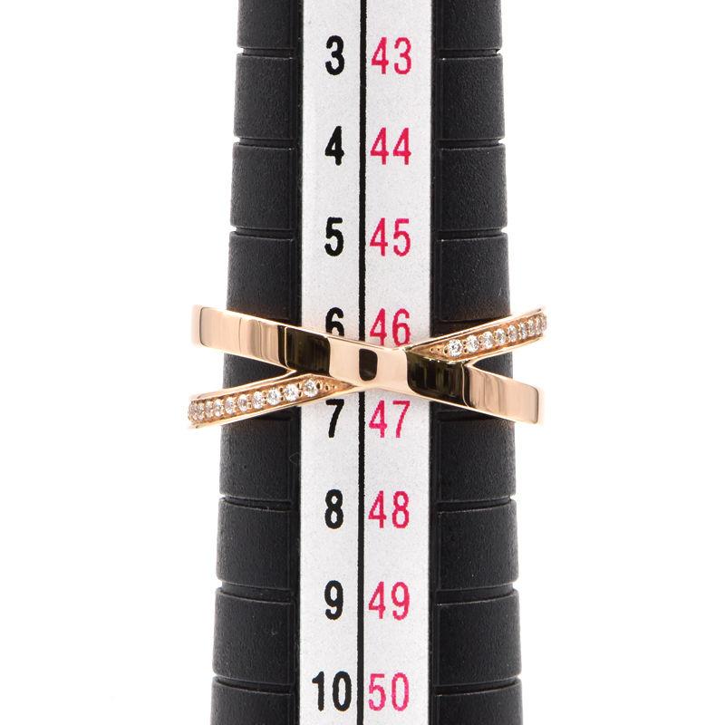 Tiffany Atlas ティファニー アトラスXナロークロスリング 6.5号 K18PG