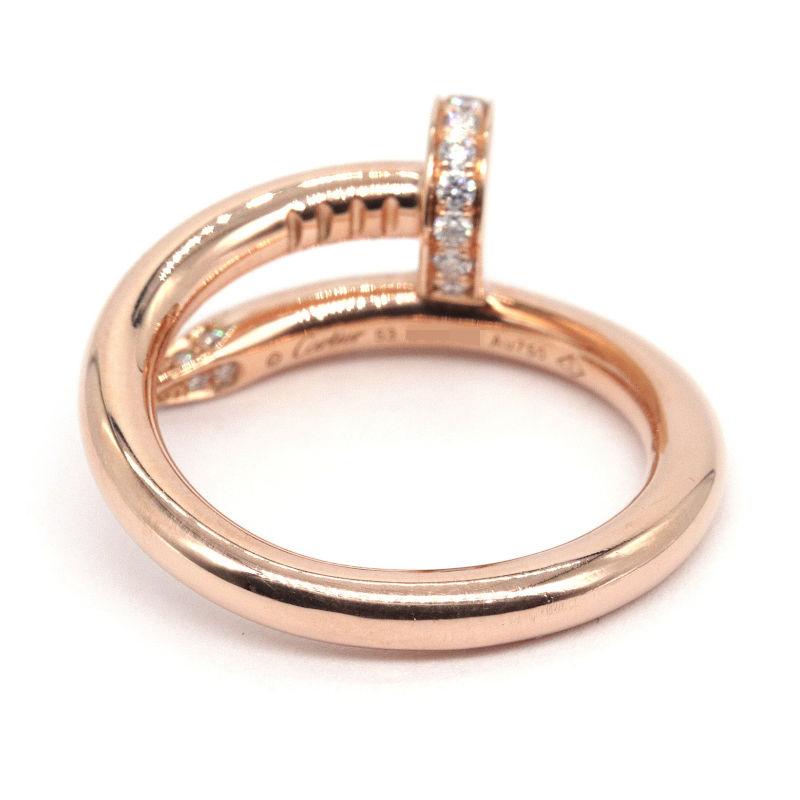 JUSTE UN CLOU カルティエ ジュストアンクルリング B4094853 #53 約13