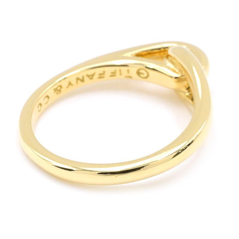 TIFFANY&Co.（ティファニー） ノットリング 9号 K18YG リボンモチーフ