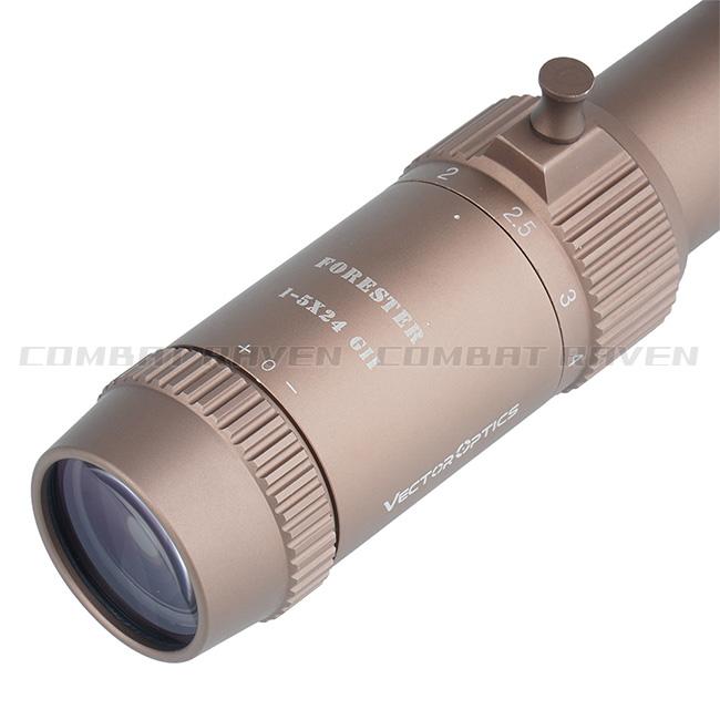 VECTOR OPTICS】プリズムサイト Forester Gen2 FDE 1-5x24/倍率（1-5倍