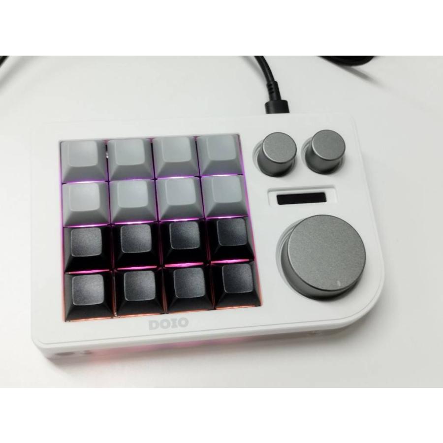 DOIO KB16 左手デバイス マクロメカニカルキーボード : 中古パソコン