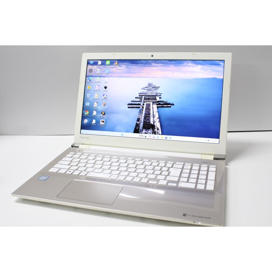 中古ノートPC】東芝〈dynabook T65/CG〉Intel Core i7/SSD512GB/メモリ