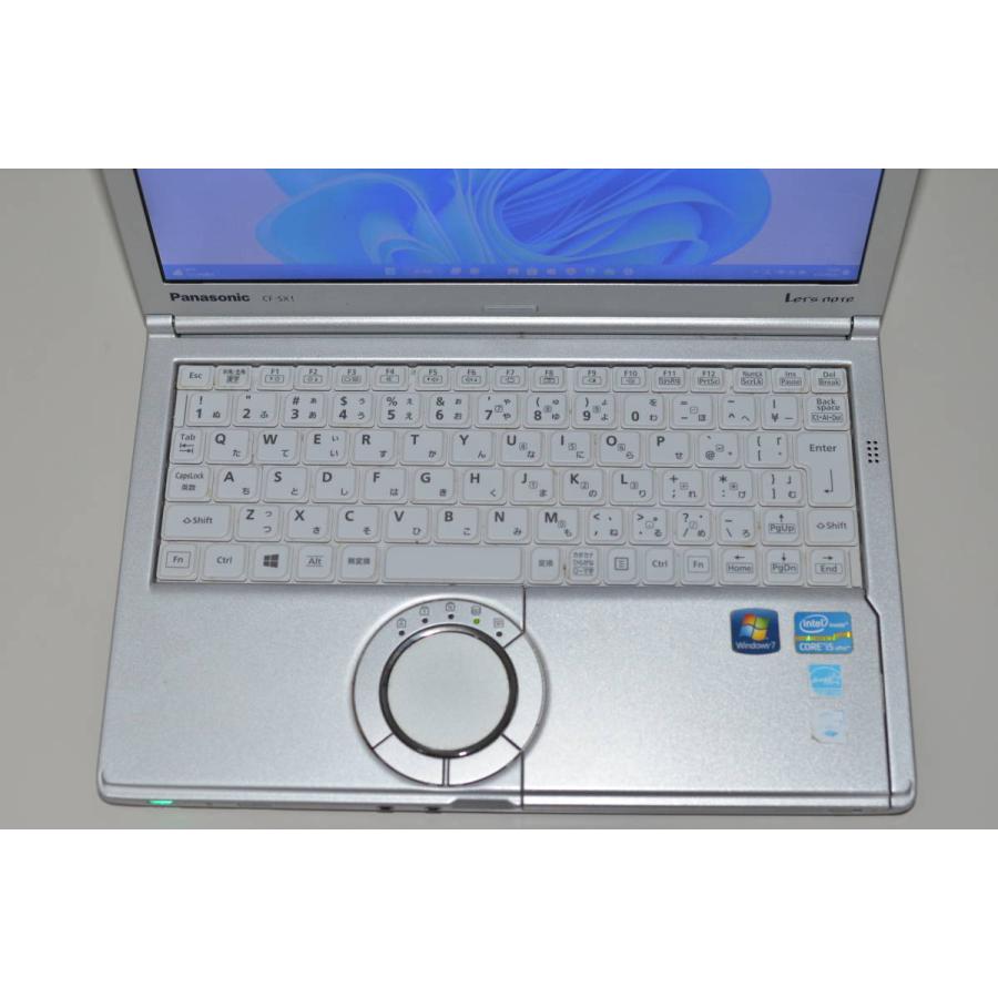 日本製 中古軽量ノートPC Windows11 Panasonic CF-SX1GE1DC Core i5