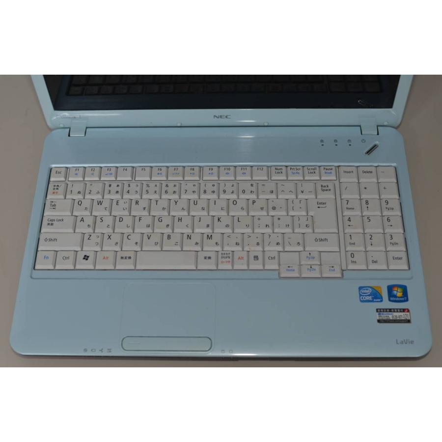 中古ノートパソコン Windows11+office 新品爆速SSD256GB NEC LS550/B