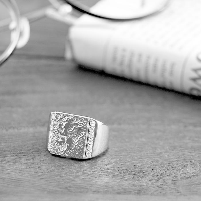 メンズリングプラチナ印台紋章ダイヤモンドプラチナ900指輪人気ダイヤ