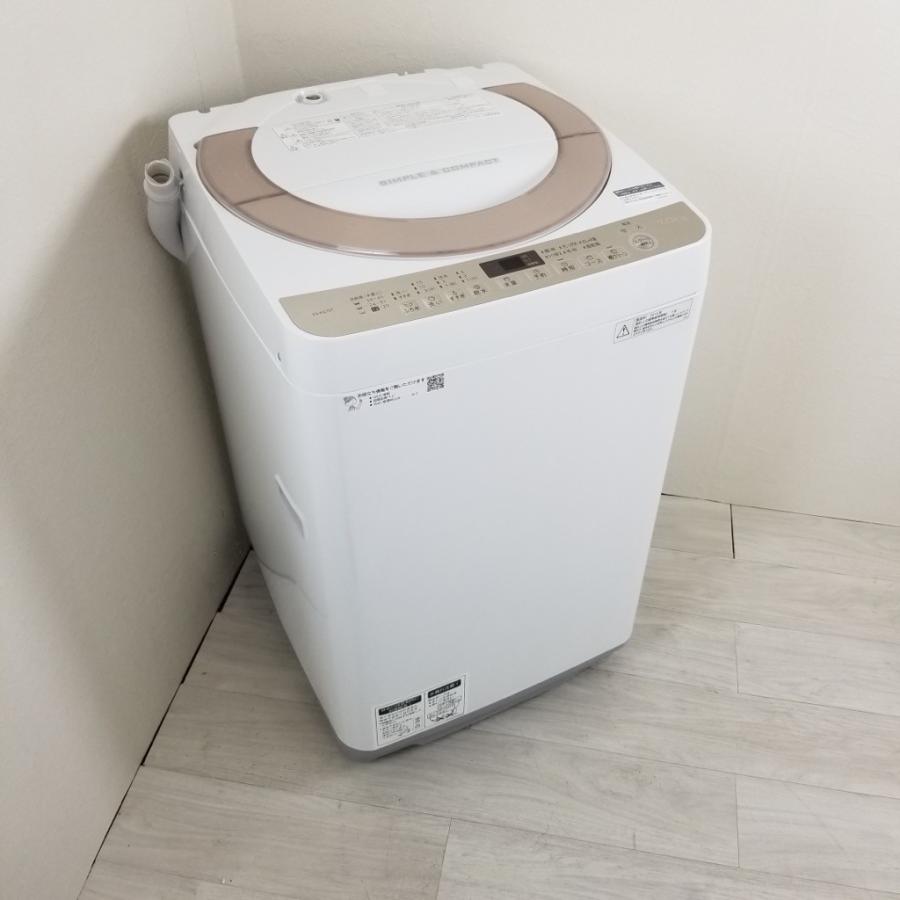 SHARP（シャープ） 中古 7.0kg 送風乾燥機能 全自動洗濯機 ES-KS70T-N