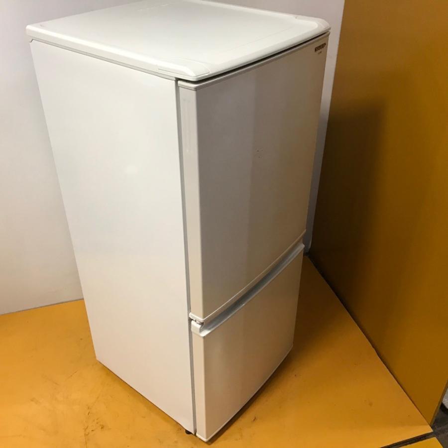 SHARP（シャープ） 冷蔵庫 137L SJ-14S-W 2010年製 「どっちもヒンジ