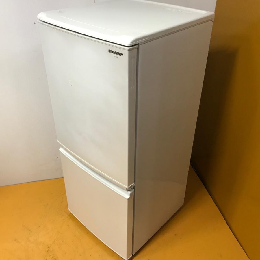 SHARP（シャープ） 冷蔵庫 137L SJ-14S-W 2010年製 「どっちもヒンジ