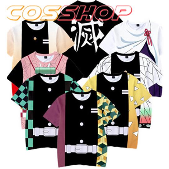 鬼滅の刃 Tシャツしのぶ 冨岡義勇 炭治郎 禰豆子 我妻善逸 小芭内 行冥