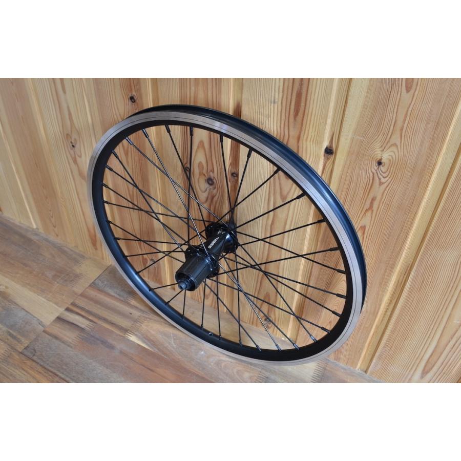 Wheel ホイール 前後セット 車輪 20インチ (406) 8/9/10段用 ブラック