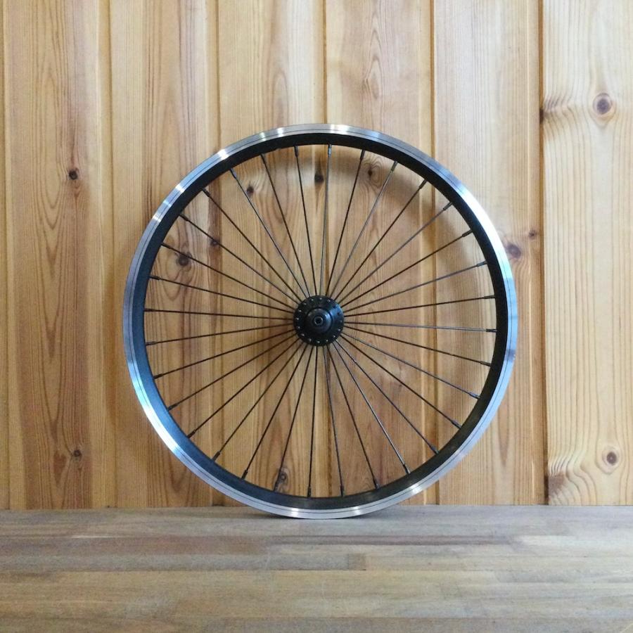 Wheel ホイール 前後セット 車輪 20インチ (406) 8/9/10段用 ブラック